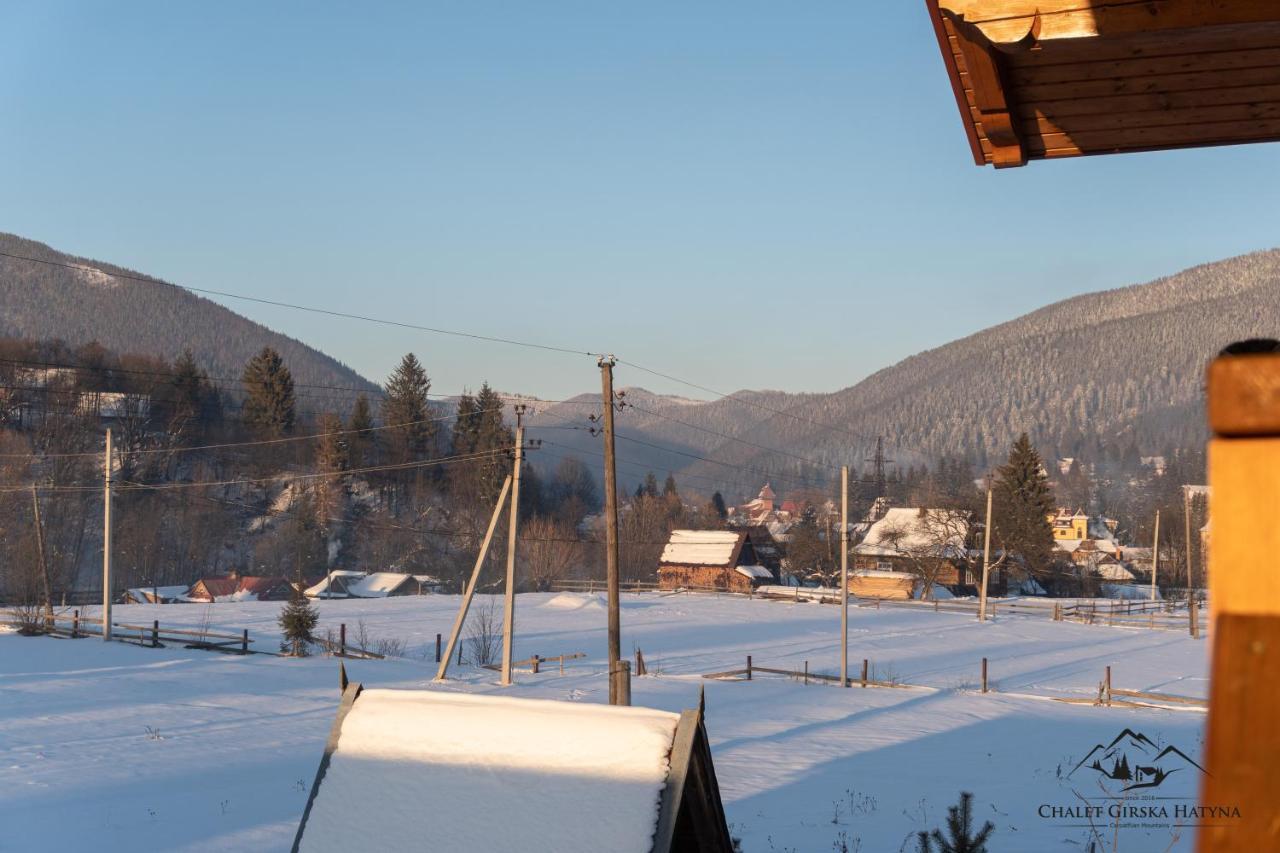 Apartments Chalet Girska Hatyna Vorokhta Exterior foto